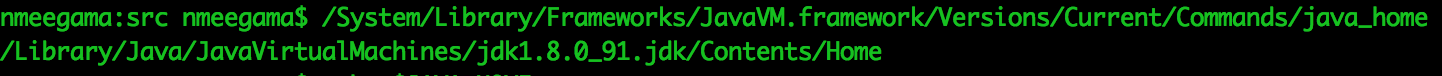 java_home command